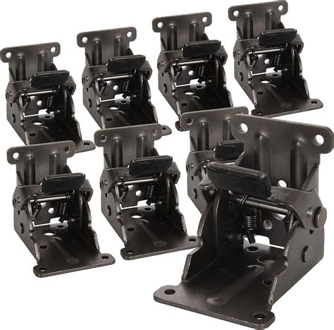 Buy 8 Pack Table Leg Folding Brackets Lock Extension Support Bracket ...