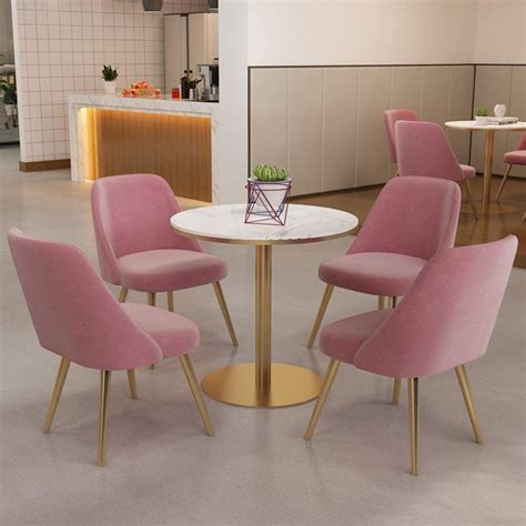 Elegant Classy & Posh Grandeza Cafe Table in Gold Base with Ceramic Top ...