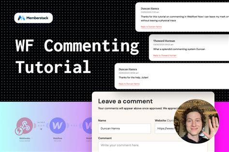 Commenting Tutorial - Webflow