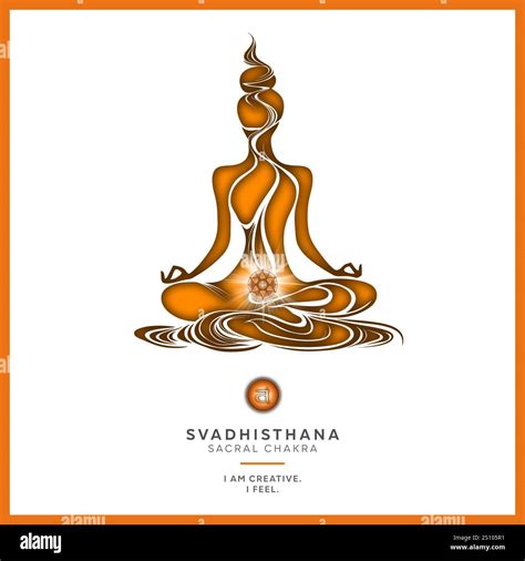 Sacral Chakra (Svadhisthana) Meditation with Affirmation. Female ...