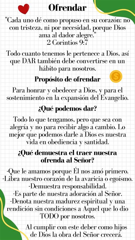 Ofrendar: Propósito y significado