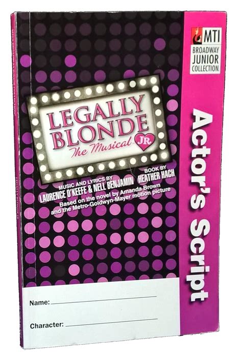 Buy Legally Blonde Jr Scripts | Musical Shows for Middle Schools ...