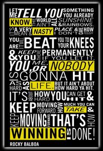 Poster Rocky Balboa Quote sl-13599 (Wall Poster, 13x19 Inches, Matte ...