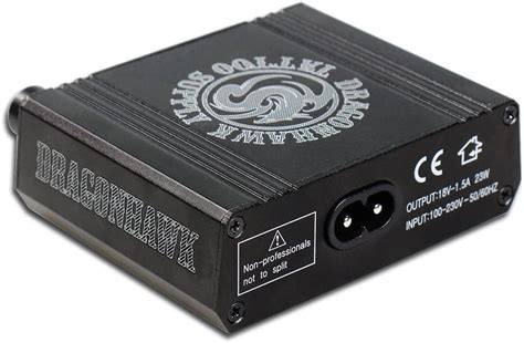 Buy Dragonhawk LCD Dual Tattoo Machine Gun Power Supply Foot Pedal Clip ...