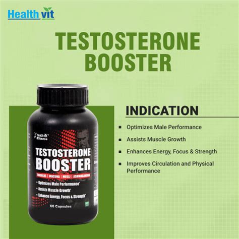 HealthVit Fitness Testosterone Booster Supplement, Boost Men Muscle ...