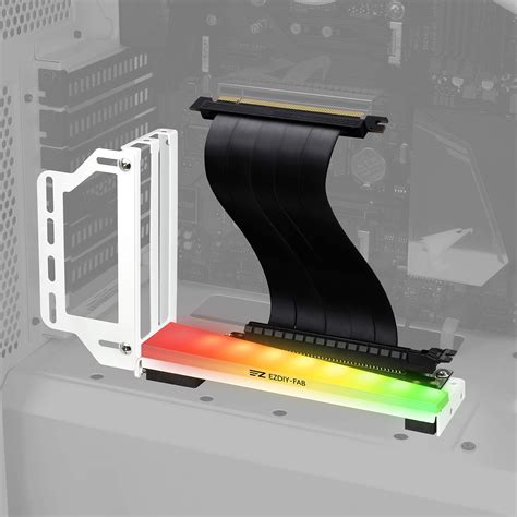 Buy EZDIY-FAB Vertical Graphics Card Holder Bracket with ARGB 5V 3Pin ...