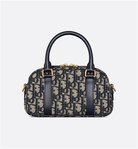 D-Vibe East-West Nano Bag Blue Dior Oblique Jacquard | DIOR