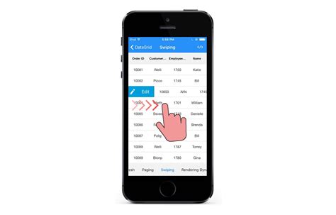 Image result for DataGrid iOS