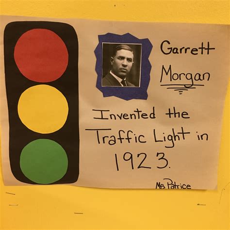 Printable Garrett Morgan Traffic Light