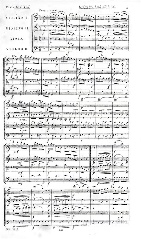 Haydn, Franz Josef - String Quartet No.6 in C major, Hob.III:6 for ...