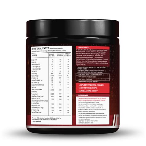Dynamite Pre-Workout EXTREME (270g, 15 Servings) | Chilli Guava ...