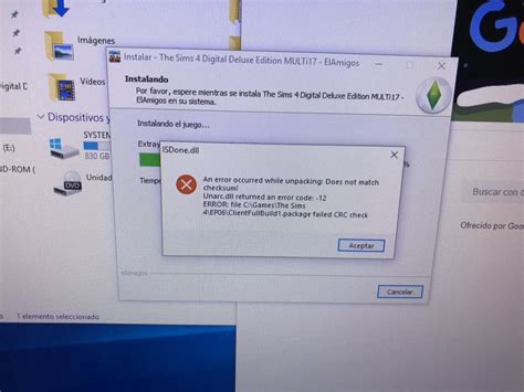 Image result for Unarc Dll Error Code 12