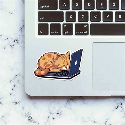 Buy Working Cat Sticker Online | Stickers | STICK IT UP