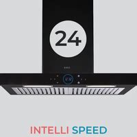 Elica iSMART SPOT H6 BF LTW 60 NERO 5 STAR Performance Chimney ...