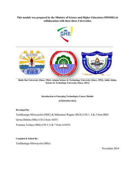 Image result for Emerging Technology Module PDF