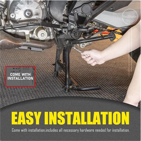 Tmsuschina Motorcycle Black Center Stand Foot Stand Bracket India | Ubuy