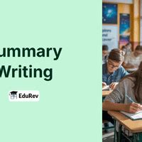 PPT: Summary Writing - English Grammar for Class 6 PDF Download