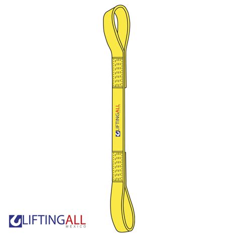 ESLINGA DE POLIESTER, MOD: EE2-93P33, DE 2 CAPAS Y 3″ DE ANCHO, TIPO ...