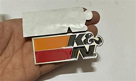 AUTO MT 3D K&N Logo 9 x 3.5 cm Car Metal K&N Logo Car Emblem 3D Badge ...