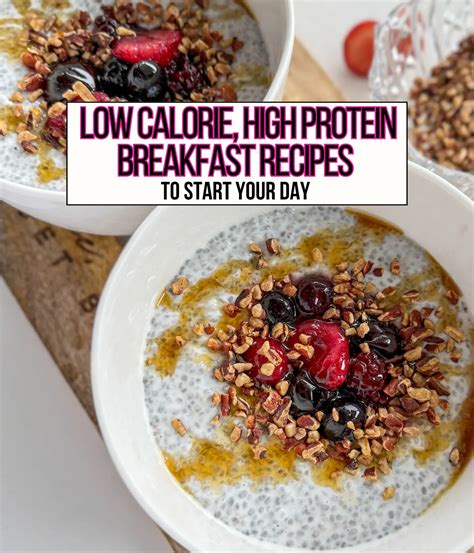 10 High Protein, Lower Calorie Breakfasts to Start Your Day ...