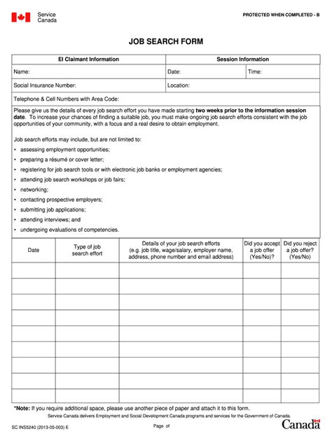 2013-2026 Form Canada SC INS5240 - Blank Fillable Template | Fill Out ...