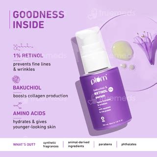 Plum Bakuchiol And Retinol Face Serum 30 Ml - Uses, Side Effects ...