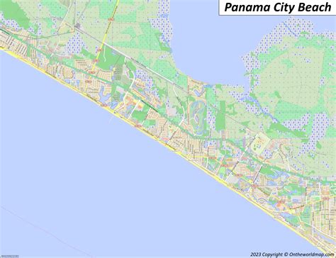Panama City Beach Map | Florida, U.S. | Discover Panama City Beach with ...