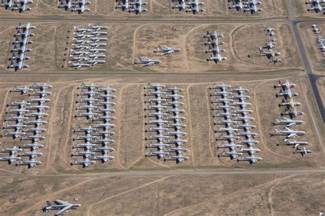 Inside world's biggest plane graveyard full of abandoned jets