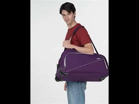 SAFARI PEP RDFL TROLLEY Duffel With Wheels (Strolley) PURPLE - Price in ...