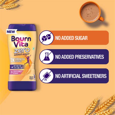 Bournvita Zero Added Sugar Nutrition Drink Price in India - Buy ...