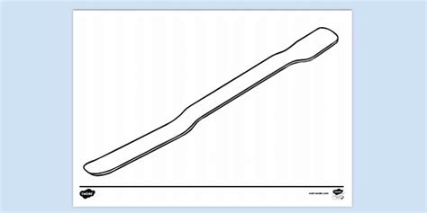 Science Spatula Colouring Sheet | Colouring Sheets - Twinkl