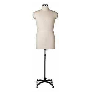Loop Male Mannequin - Male Dress Form Wheel Base Mannequin Premium ...