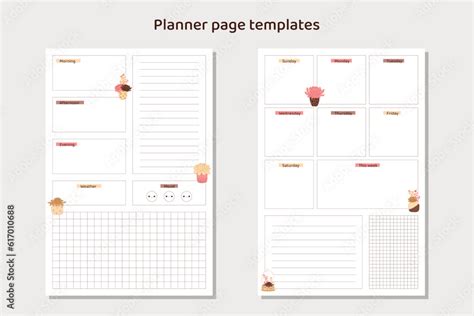 Image result for Planner Page Layout