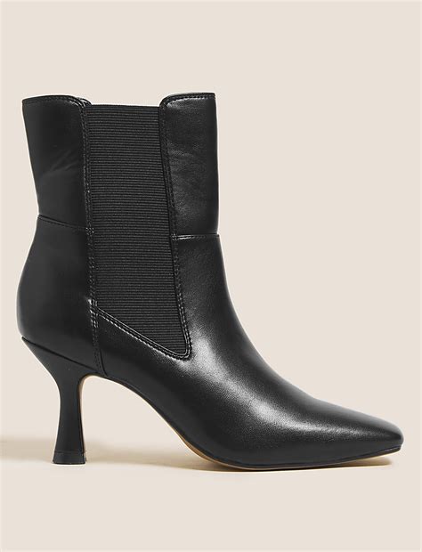 Buy Stiletto Heel Square Toe Chelsea Boots at Marks & Spencer