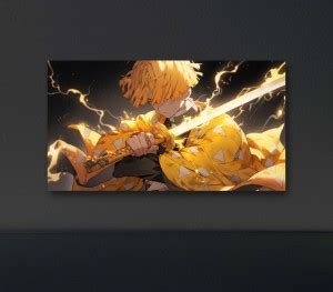DEMON SLAYER I ZENITSU AGATSUMA - THUNDER BREATHING I 300 GSM POSTER I ...