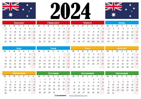 2026 Calendar With Holidays Australia 2024 World