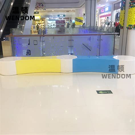 玻璃钢拼接圆坐凳 - 深圳市温顿艺术家具有限公司
