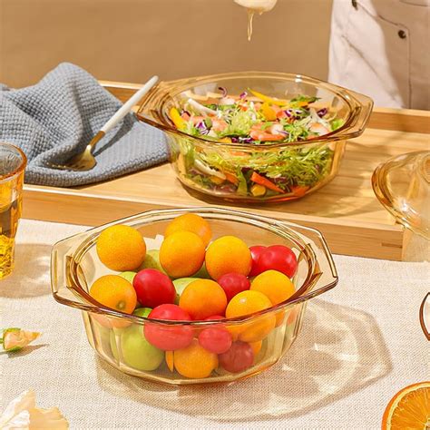Buy UMAI 1100 ml Borosilicate Glass Casserole with Lid – GlobalBees Shop
