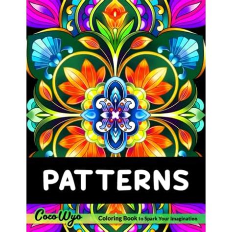 Buy Patterns Coloring Book: Adult Coloring Book with Beautiful Flower ...