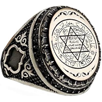 Buy King Solomon Ring, Solomon Ring, Archangel, Solomon, Seal of ...