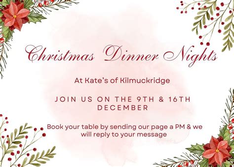 Christmas Nights At Kates of Kilmuckridge, Kate's Coffee Shop & Deli ...