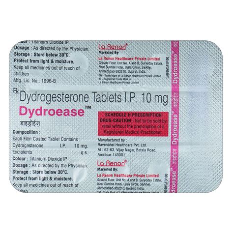 Dydroease 10 Tablet | Uses, Side Effects, Price | Apollo Pharmacy