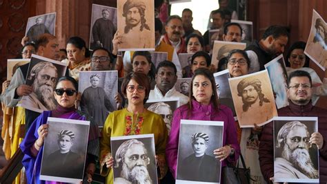 'Vande Mataram' debate: TMC MPs hold silent protest against 'insult' of ...