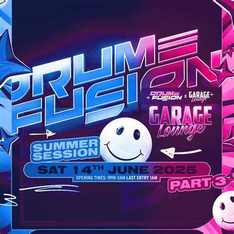 Drum Fusion X Garage Lounge 3.0 - Drum & Bass/Jungle/Garage Rave, Ivy ...