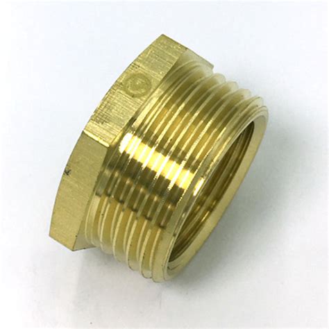 ⚡️Buy Max Pipe Brass Thread Adapter Hose Fittings Hose Connector 1 inch ...