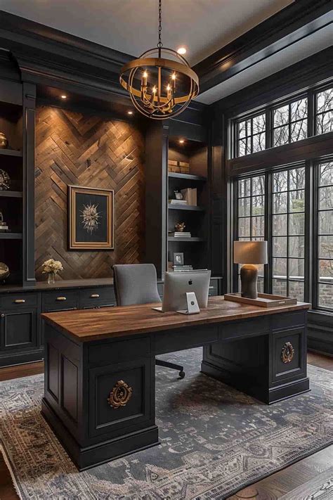 Pin by The Artful Nudger on East Hampton's meets west coast BC | Home office, Home office design ...