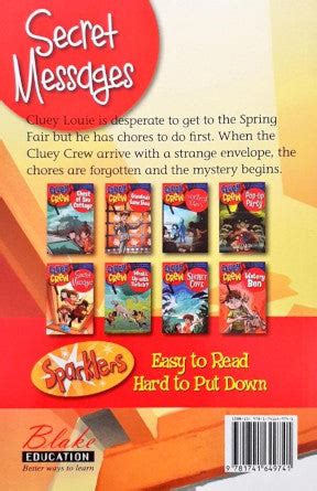 Sparklers Cluey Crew Secret Messages – Books and You
