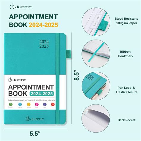 JUBTIC Appointment Book 2024-2025, Daily Weekly and India | Ubuy