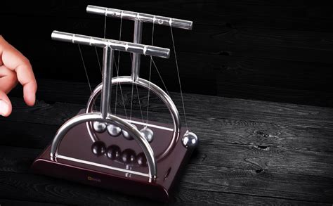 About Space Newton Cradle Pendulum Metal Perpetual Motion Toy & Swing ...