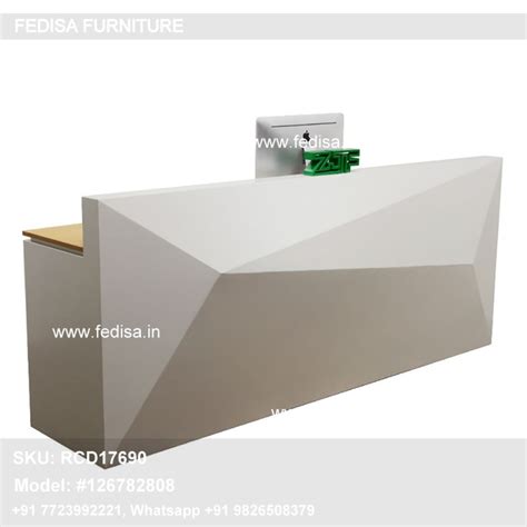 Curved Reception Desk Bespoke Office Reception Desks White Salon Desk ...